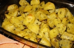 румяный картофель запечь